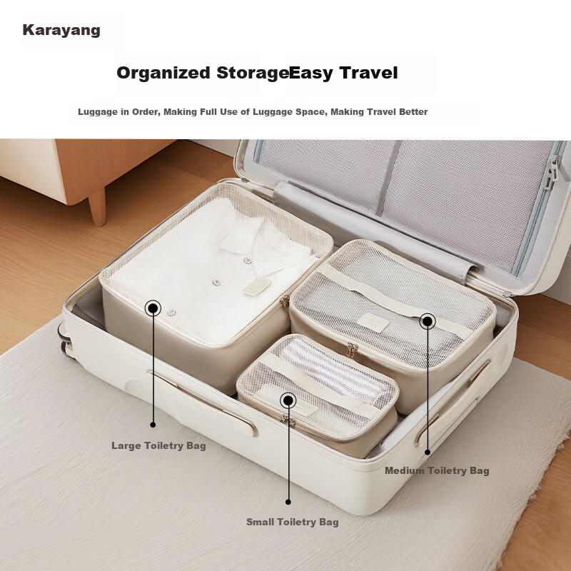 KALA·Y 3-Piece Travel Storage Bag Set