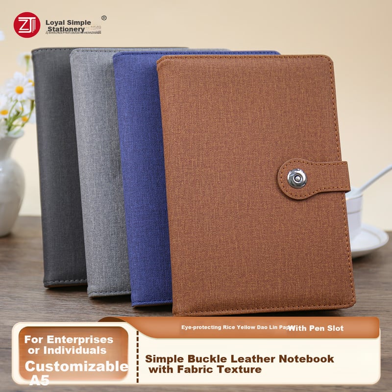 Zhongjianwenju Thickened Business Clip Notebook