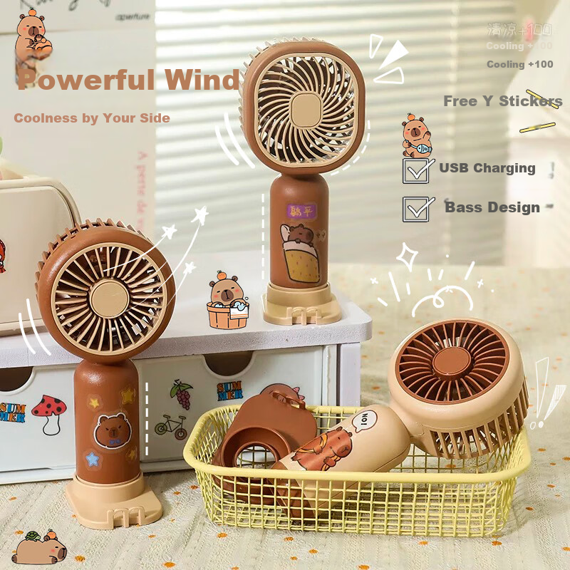Ouliwen Compact USB Rechargeable Fan