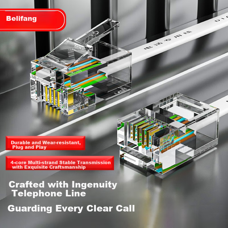 BURLEFRAN 4-Core Telephone Cable