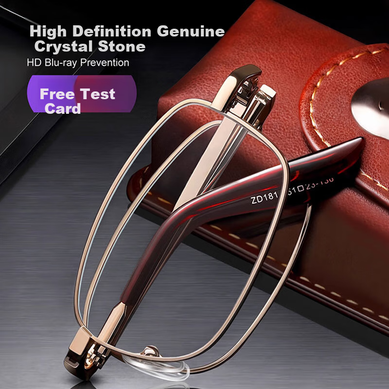LESCA LUNETIER Natural Crystal Reading Glasses