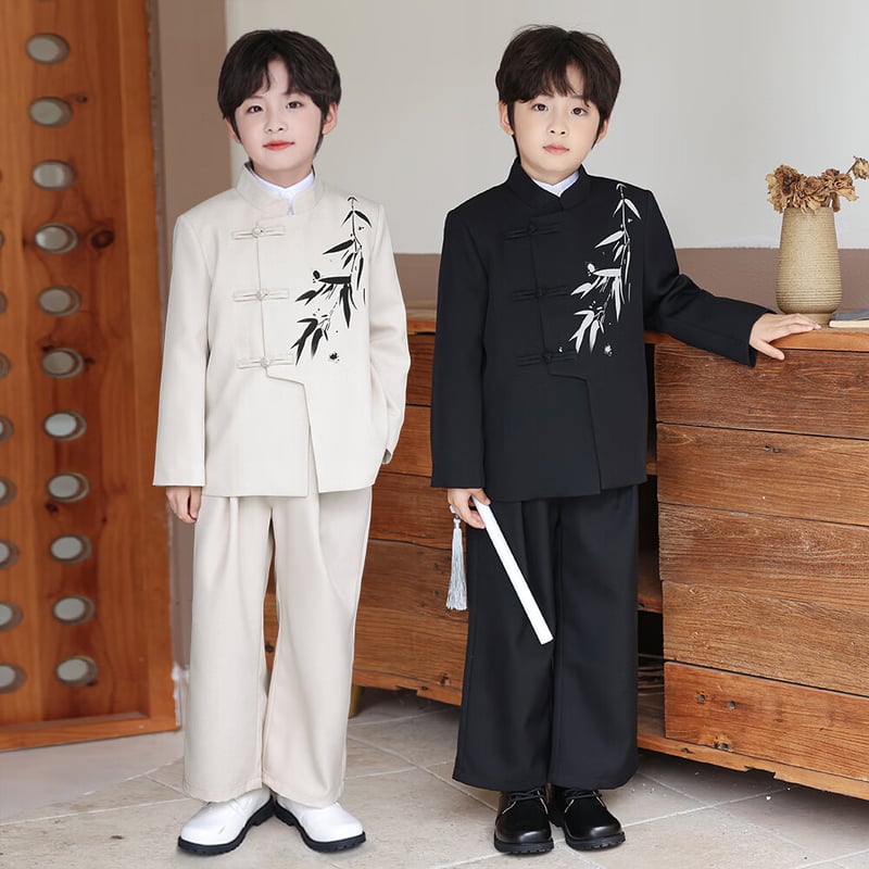 LUOBOBEIBEI Boys' Winter Hanfu Formal Wear