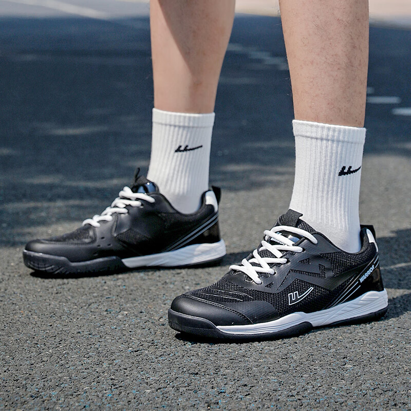 Warrior Badminton Shoes - Shock-Absorbing Training Sneakers