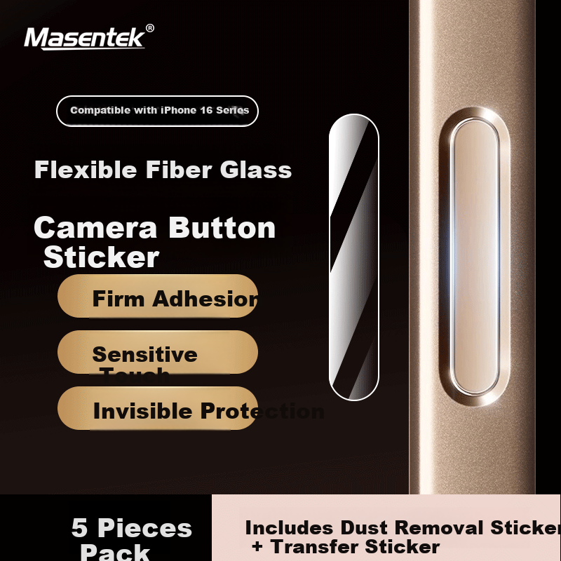 Masentek iPhone 16 Pro Max Camera Button Stickers