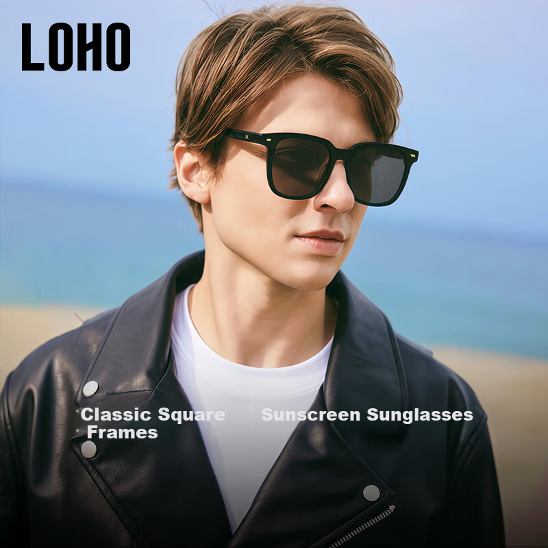 LOHO 2025 Men's UV Protection Driving Sunglasses