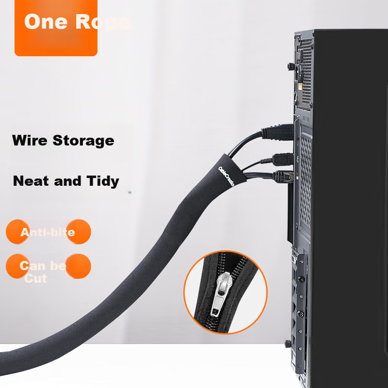 Cable Creation Braided Cable Organizer Tube