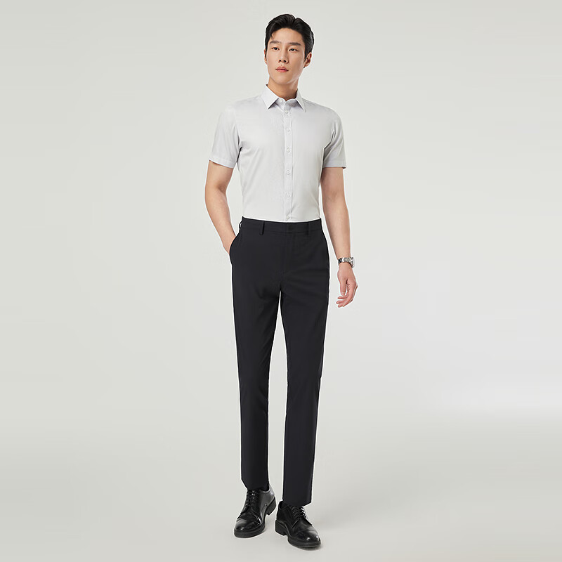 YOUNGOR Striped Business Casual Shirt