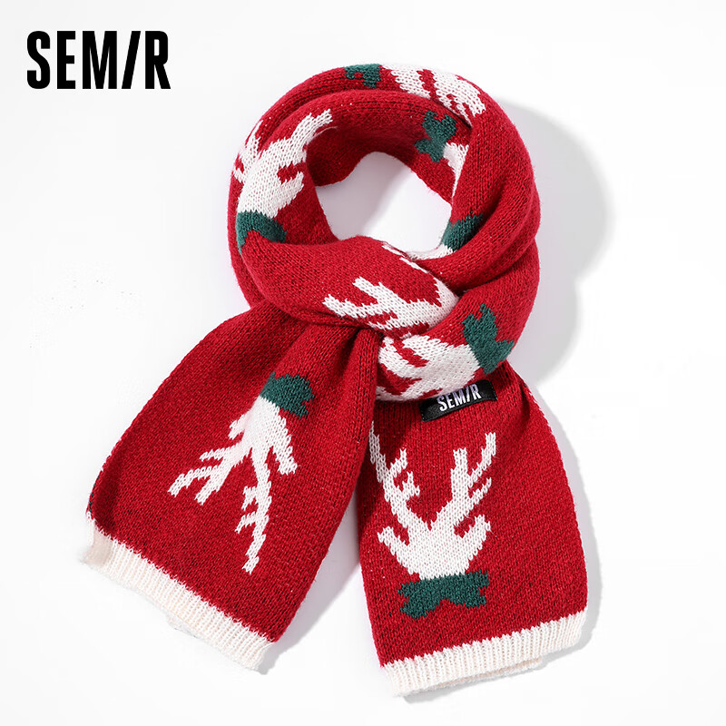Semir Christmas Antlers Scarf for Women