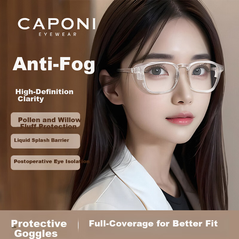 CAPONI Blue Light Blocking Hydrating Goggles