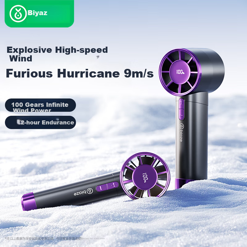 BIAZE Handheld Mini Fan for Cooling and Comfort