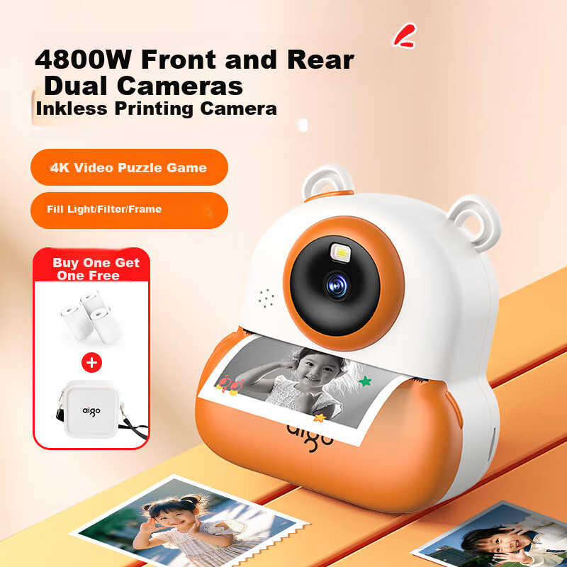 Aigo I8 Kids Instant Camera with CCD and Printing