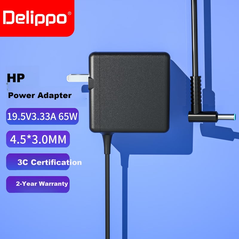 Delippo HP 19.5V 3.33A 65W Wall-Mounted Laptop Charger
