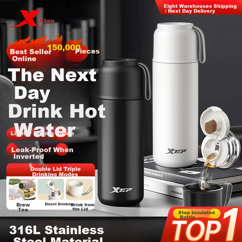 XTEP Insulated Water Bottle 316 Stainless Steel