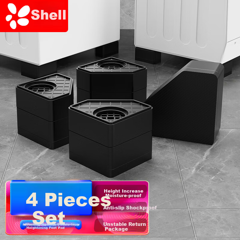 Beishi Universal Washing Machine Stand Base with Diamond Foot Pads