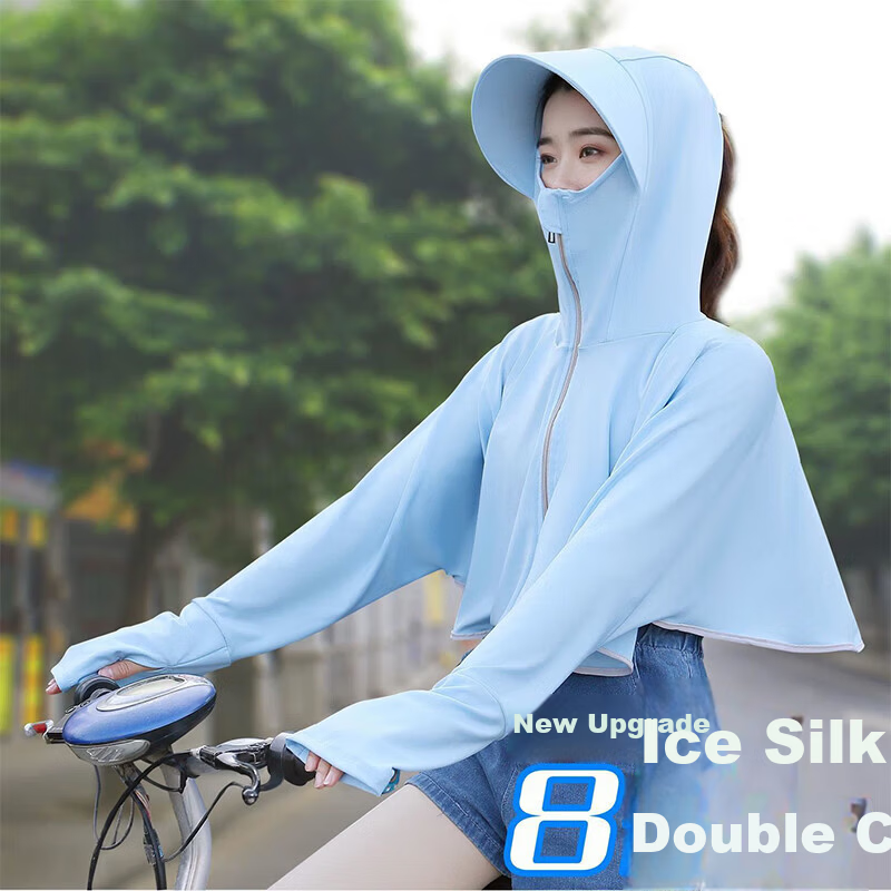 Mowheel Women's Ice Silk Sun Protection Jacket