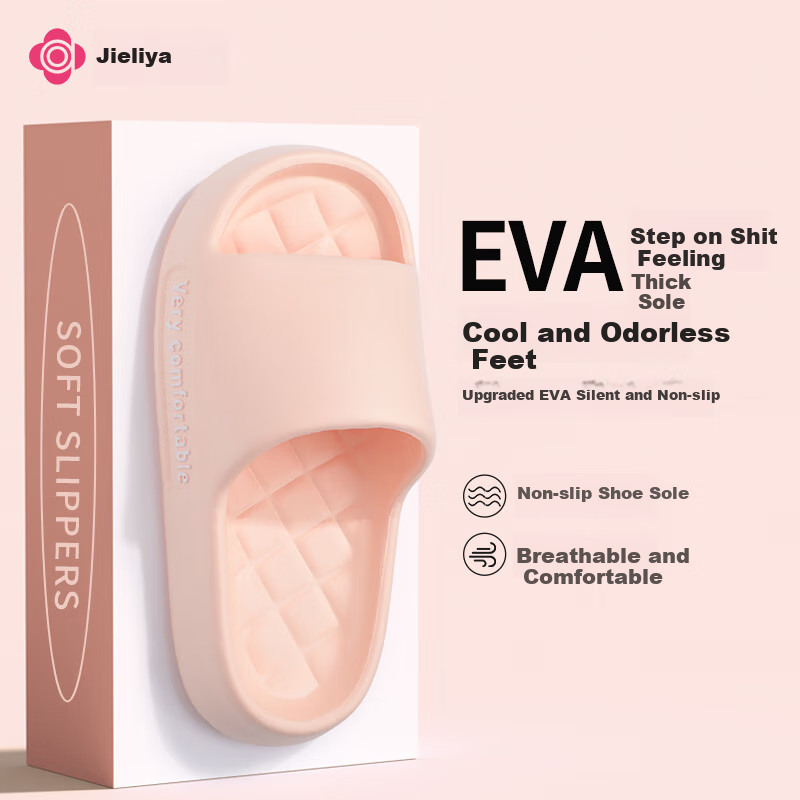 Grace EVA Breathable Slippers, Soft Sole Comfortable All-Season Outdoor Indoor Home Couple Sandals