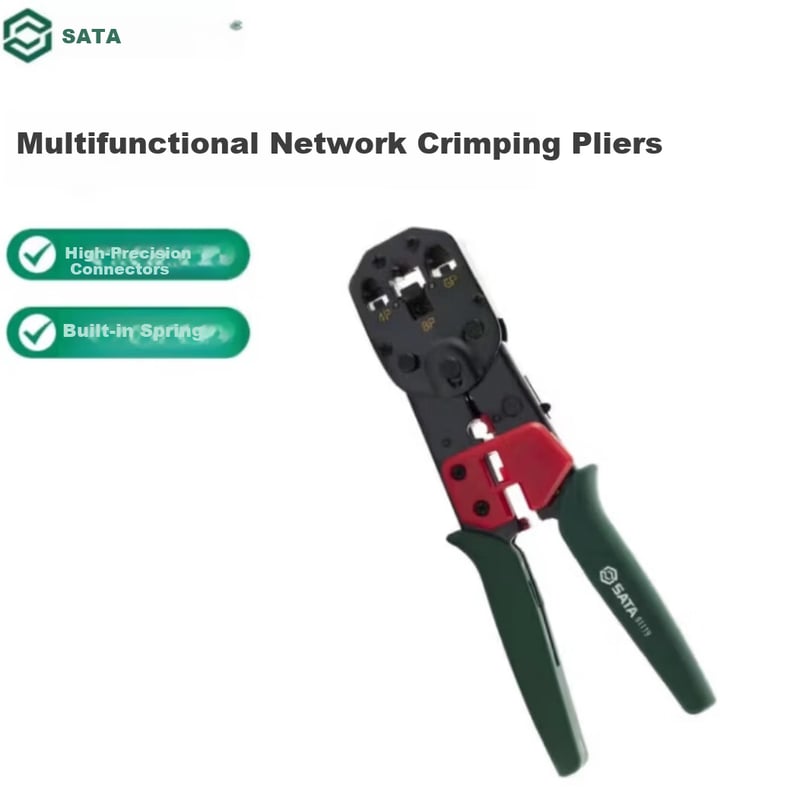 Effort-Saving SATA Network Crimping Pliers