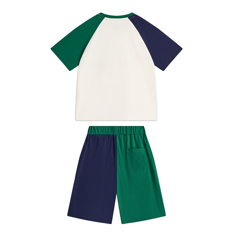 MQD Boys' Summer Short-Sleeve T-Shirt & Shorts Set