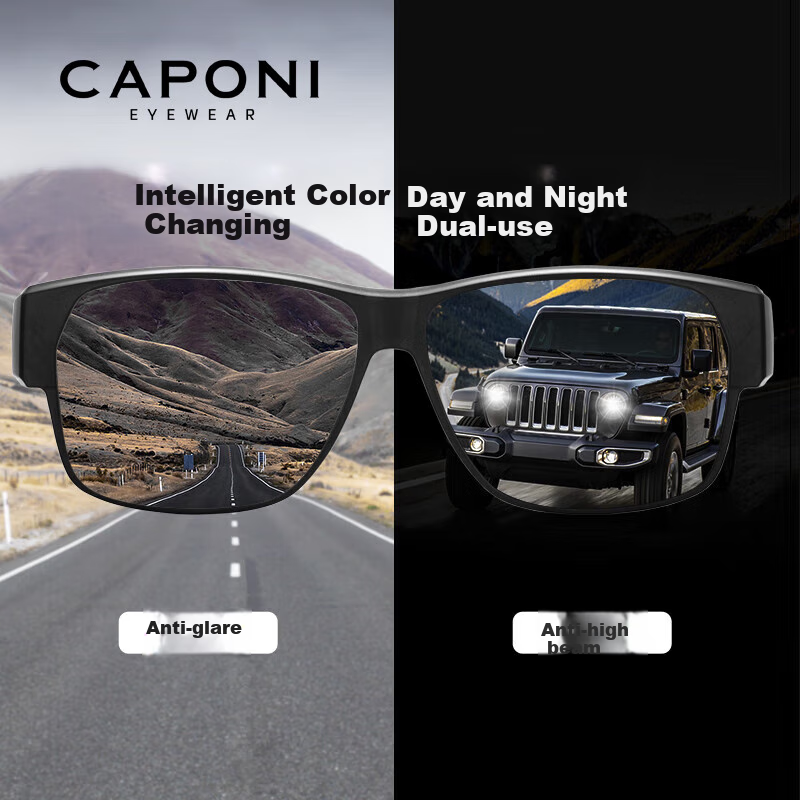 CAPONI Polarized Sunglasses for Nearsightedness