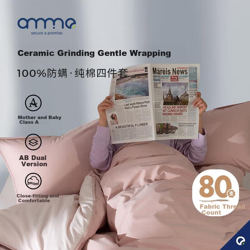 Anmino 100% Anti-Mite 4-Piece Set