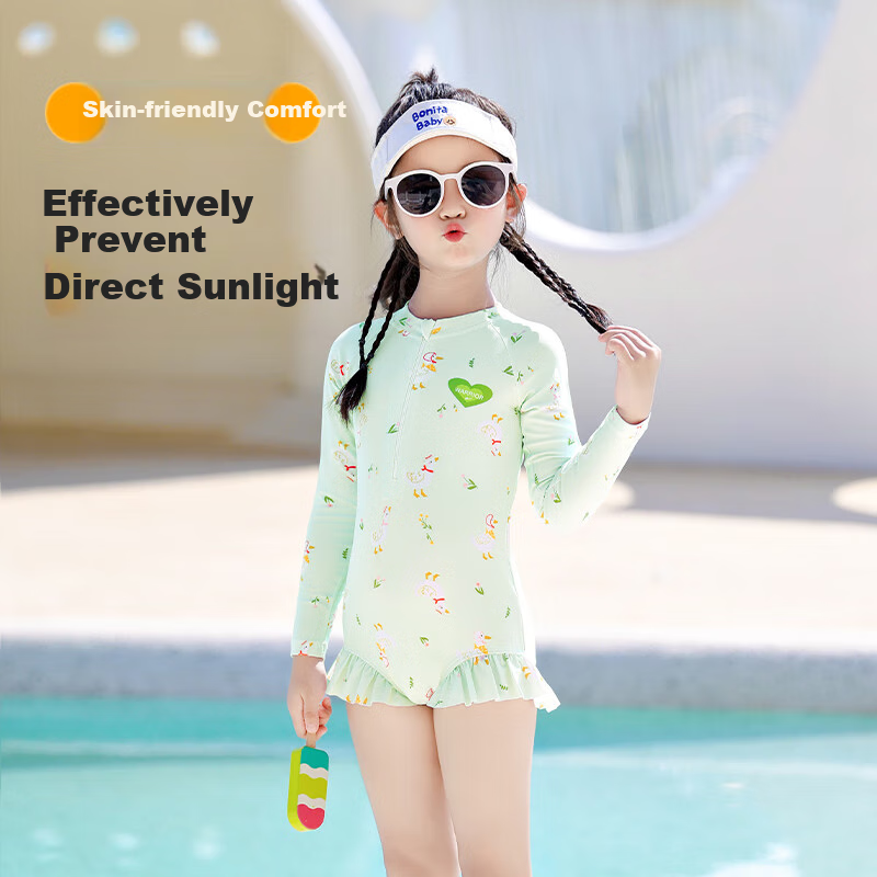 Huili Kids One-Piece Swimsuit for Girls