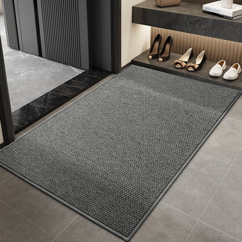 DeXi Gray Neighbor Entryway Mat