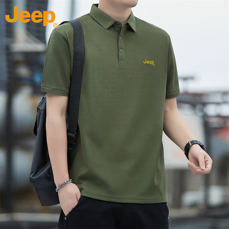 JEEP Men's Casual Short-Sleeve T-Shirt
