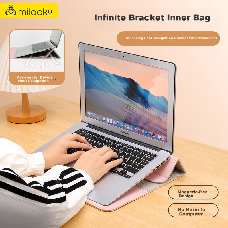 Milooky 13-14" Laptop Sleeve for Apple & Lenovo