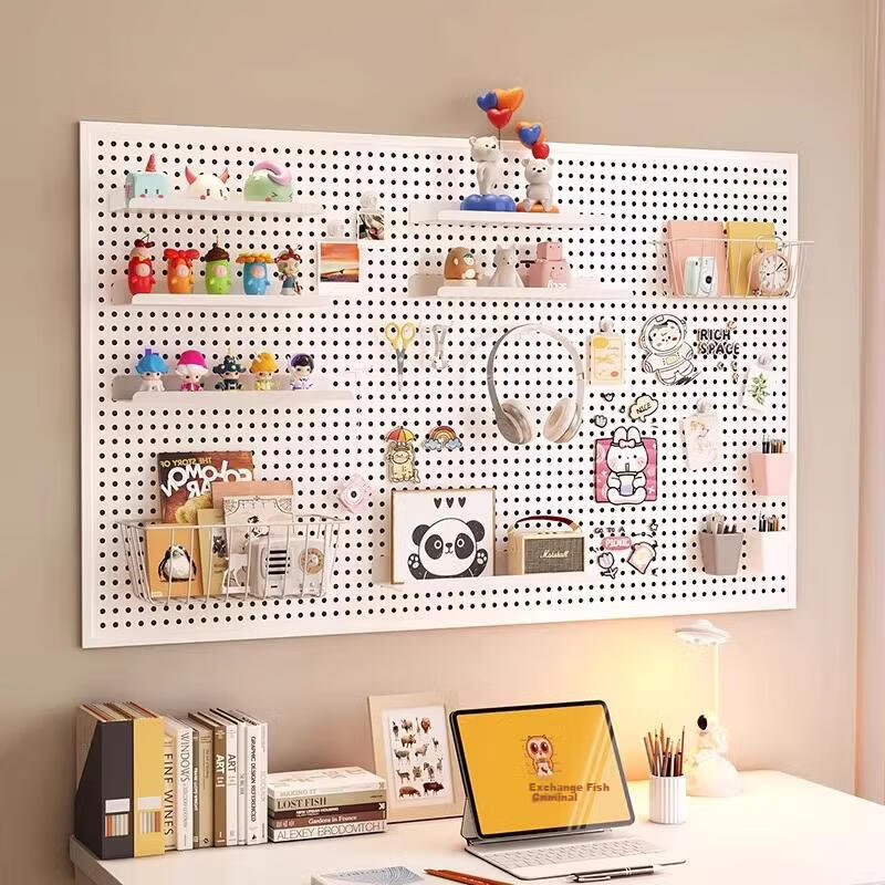 XIAOJIANGCAI Pegboard Wall Rack - No Drilling Needed