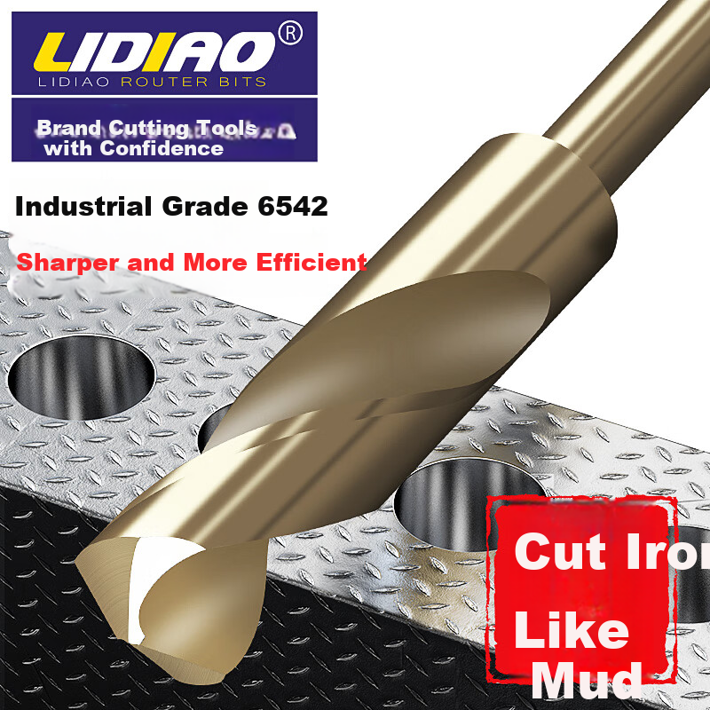 LiDiao Small-Handle Twist Drill Bit for Iron and Stainless Steel