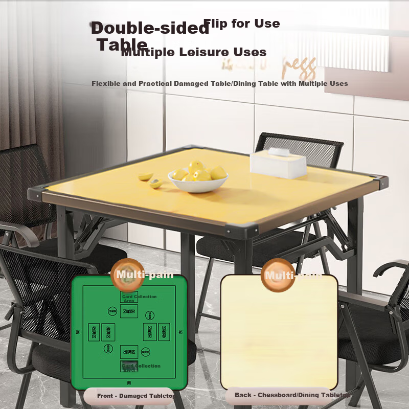 YOIK Folding Mahjong & Poker Table