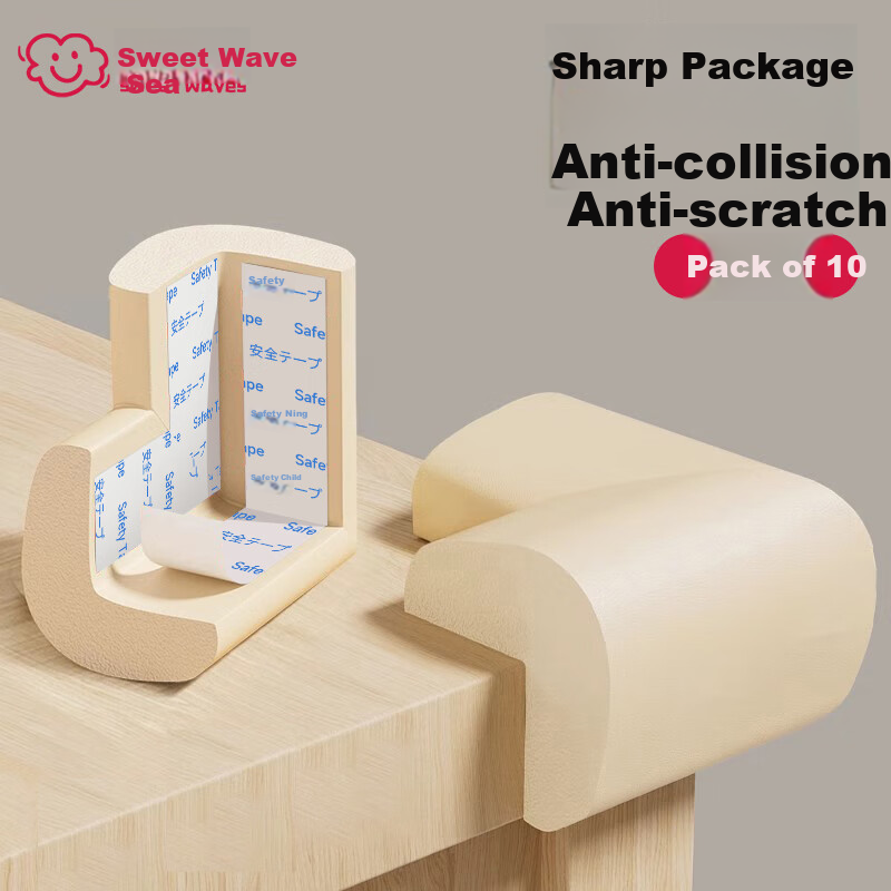 SWEET WAVES Corner Guards - Anti-Collision Protectors for Baby Tables