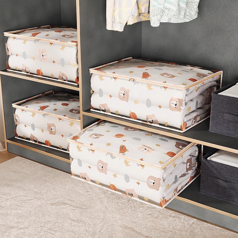 Jialifang Quilt Storage Bag - Extra Large Cartoon Dust Cover