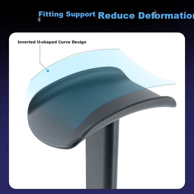 BIAZE Headphone Stand - Black Alloy