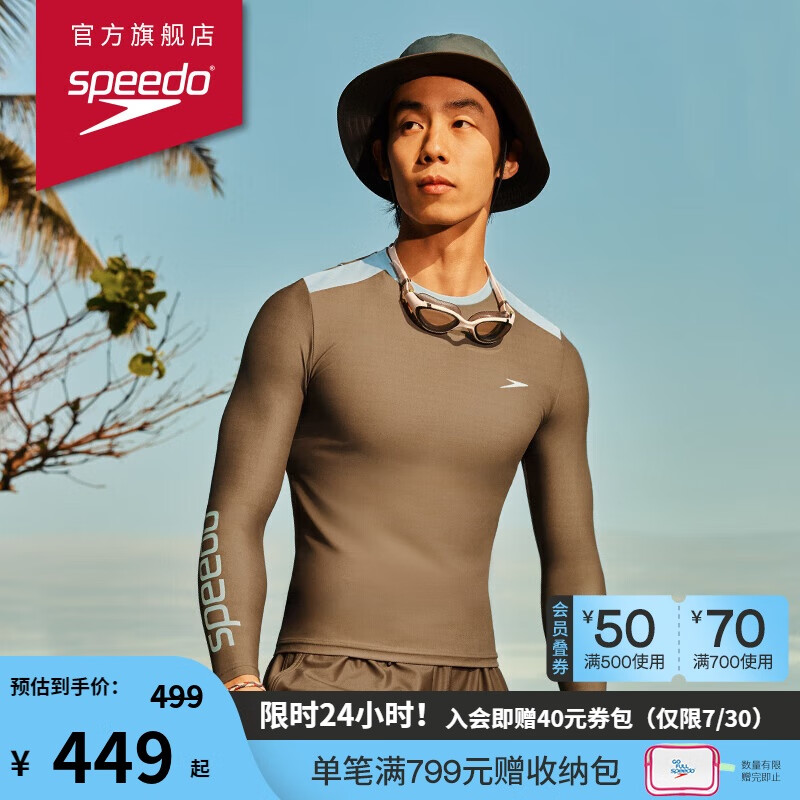 Speedo Wave Series Long-Sleeve Sun Protection Top