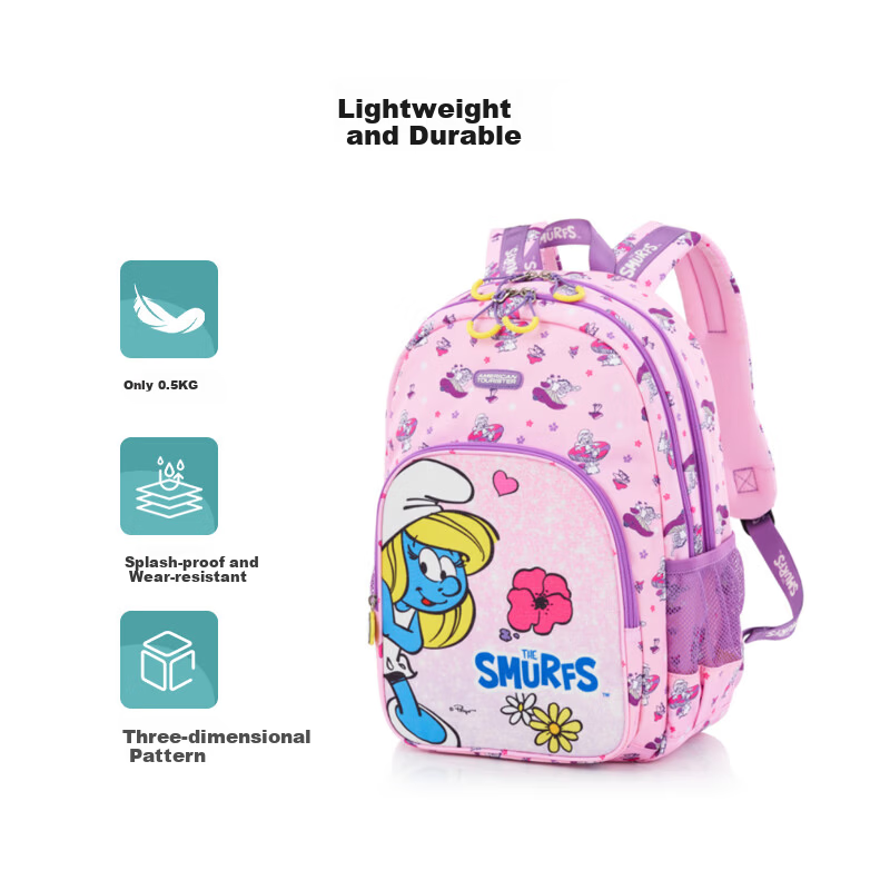 AmericanTourister Girls' Safe School Bag Set for Grades 1-6