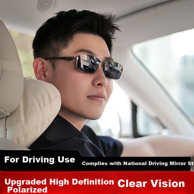 Chuangguo Nearsighted Driving Sunglasses with Prescription Lenses