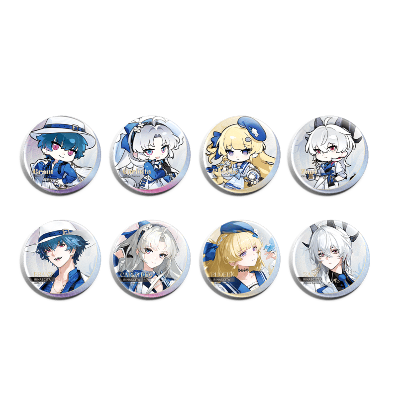 Lawson Mingchao × Lawson Resonance Supply Station Collaboration Tin Badge