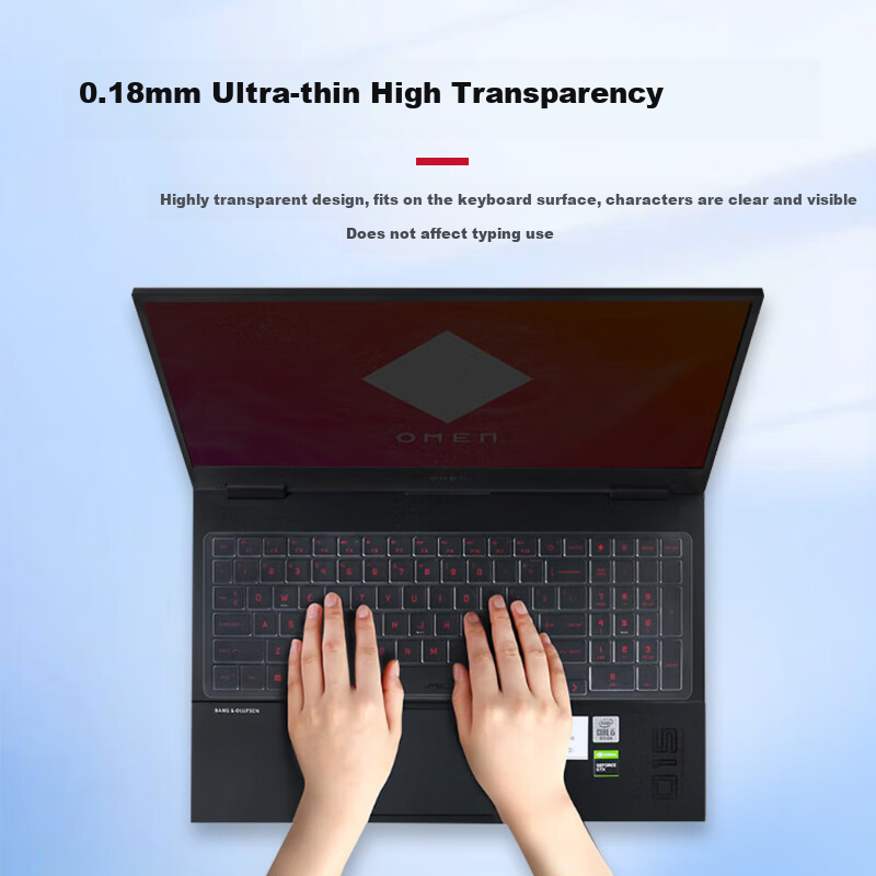 JPLAYER Keyboard And Screen Protector Set for HP Star Book Pro 14 2024