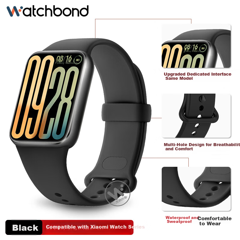 Watchbond - Xiaomi/Redmi Smartwatch Silicone Strap