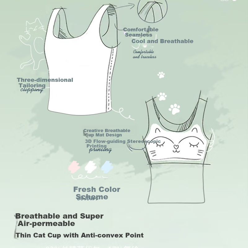 Ailier&Ouluola Girls' Puberty Bra
