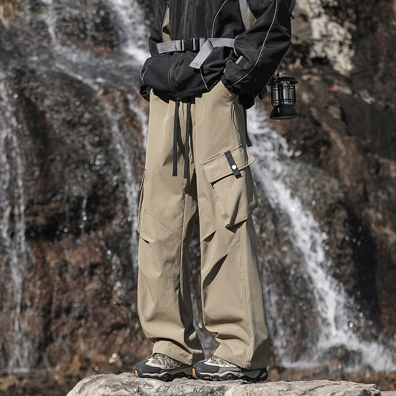Homlean American-Style Cargo Pants