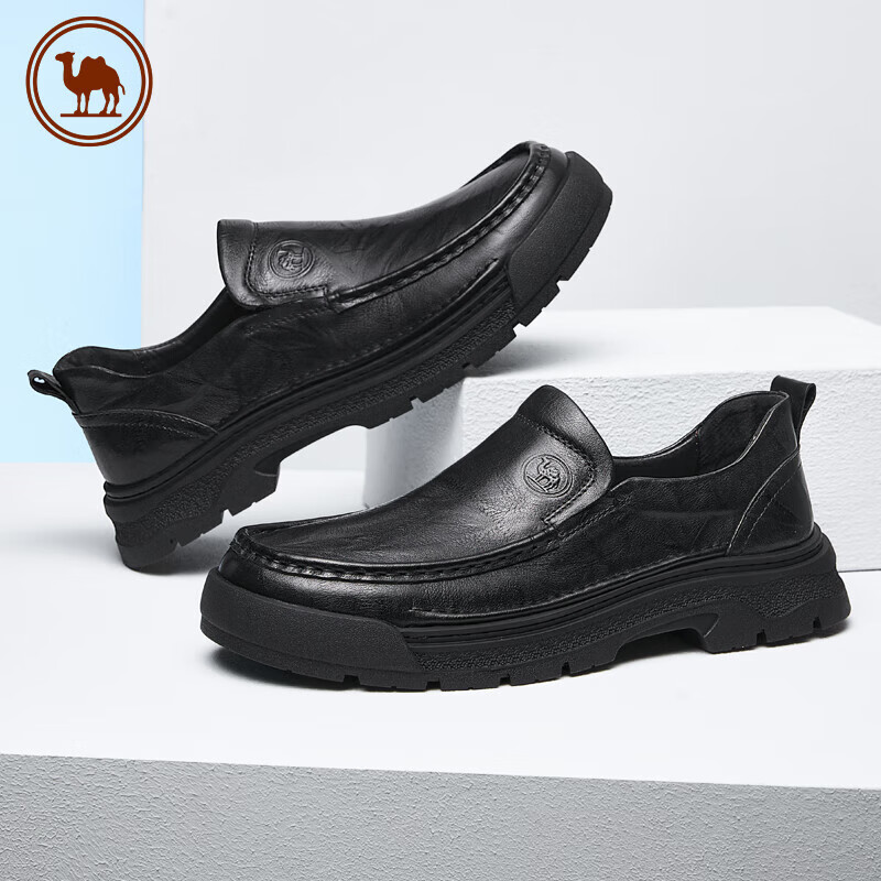 CAMEL Men's Business Cowhide Leather Shoes