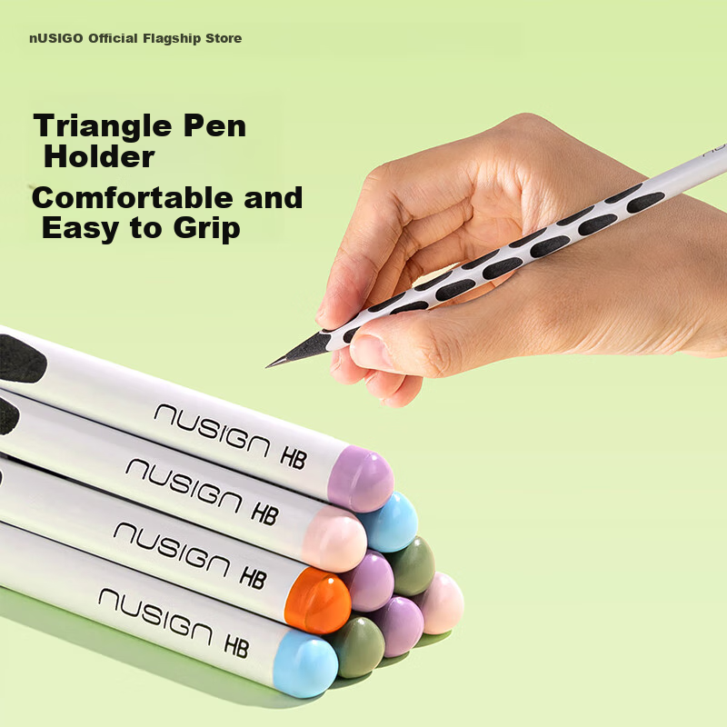 NUSIGN Black Wood Perforated Pencil