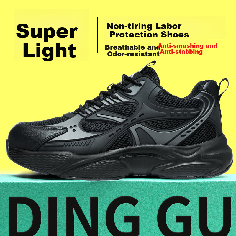 Dinggu Steel Toe Safety Work Boots for Men
