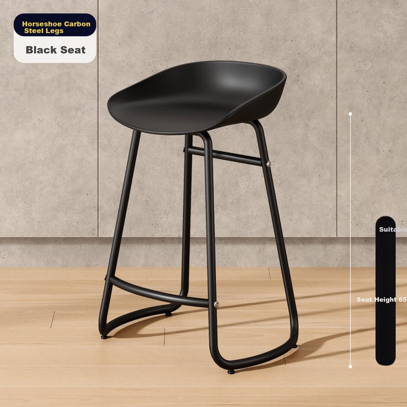 TANGJI Modern Bar Stool, Minimalist Design