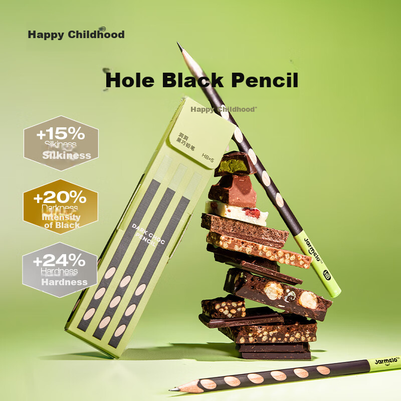 Meiletongnian Perforated Black Pencil