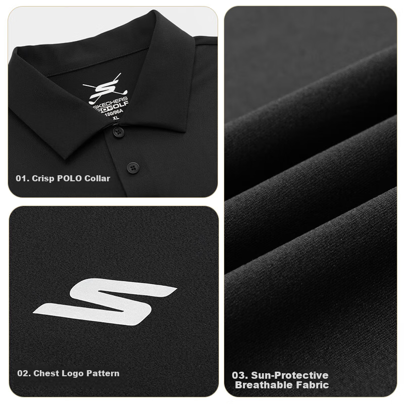 Skechers Men's 2026 Summer Polo - Breathable & Cool