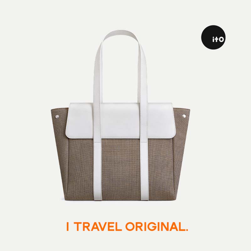 ITO PORCINI TOTE Series Apricot 14L Tote Bag