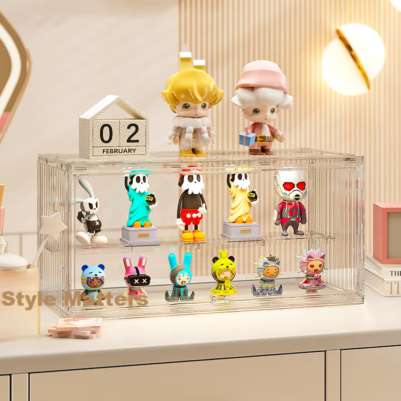 Anerya Action Figure Storage Box - Transparent Display Stand